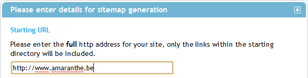 В этом случае я использую   XML Sitemaps   попытаться сгенерировать карту сайта в HTML
