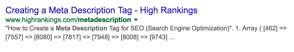 Я не уверен, что что-то блокирует способность Google правильно сканировать веб-страницу, но веб-сайт под названием «Высокий рейтинг» должен знать лучше этого…