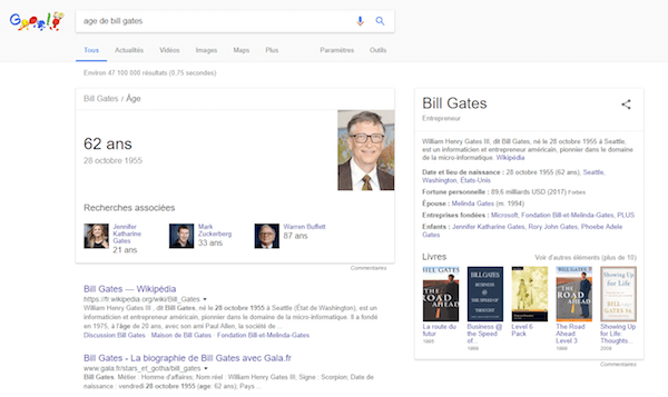 Вот пример с Биллом Гейтсом: