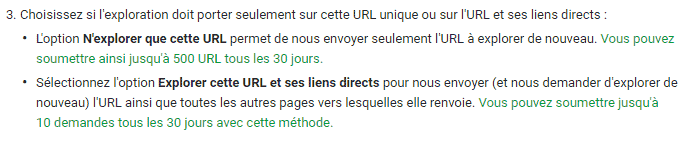 Вот обзор старых лимитов, поскольку они (все еще) отображаются на странице справки на французском языке:
