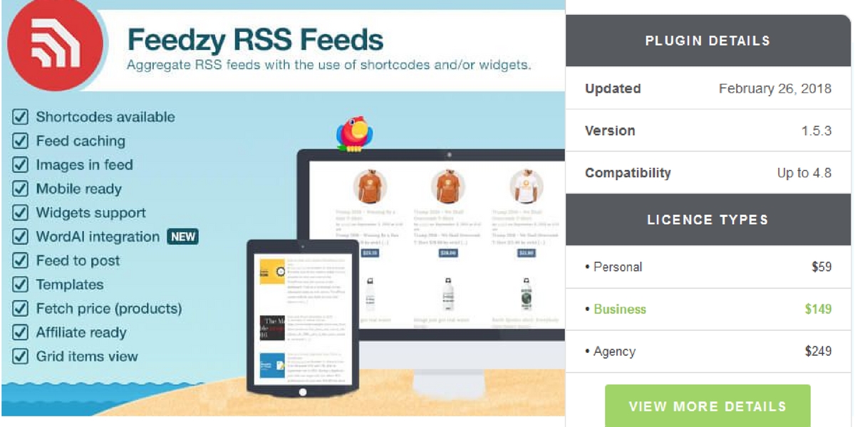 Feedzy RSS-каналы могут быть не популярны, но они легки и предоставляют простой способ собирать последние сообщения с разных веб-сайтов